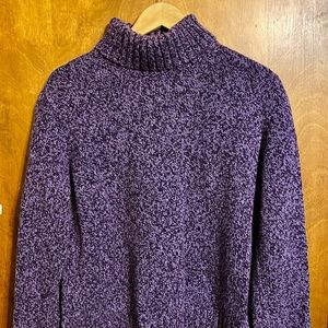 Lands End Women’s Sweater Purple Size XL